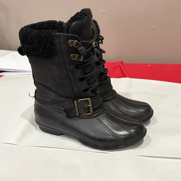 Sperry Shoes - Sperry Black Winter & Rain Boots